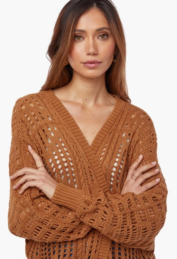 Diamond Stitch Cardigan - Image 4