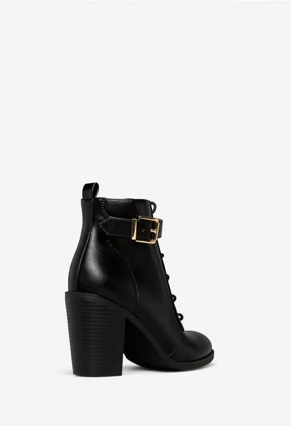 Dilly Block Heeled Bootie - Image 4