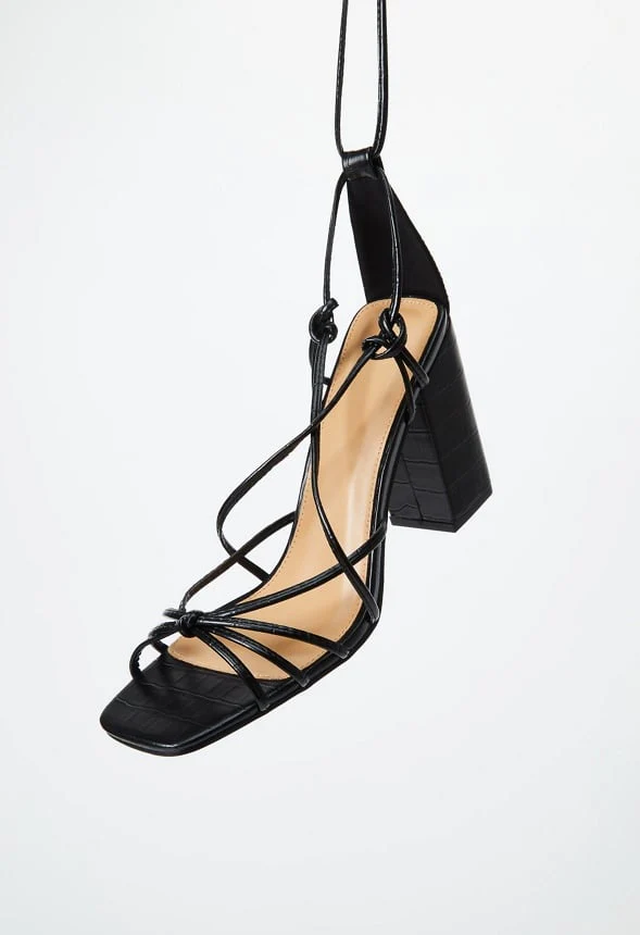 Dimona Strappy Block Heeled Sandal - Image 2