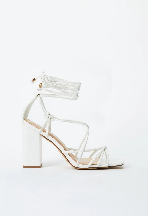 Dimona Strappy Block Heeled Sandal - Image 3