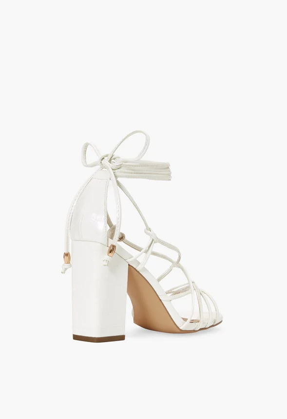 Dimona Strappy Block Heeled Sandal - Image 4
