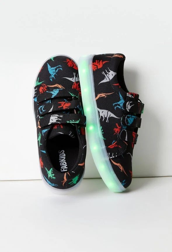 Dino Light Up Multi-Strap Sneaker - Image 2