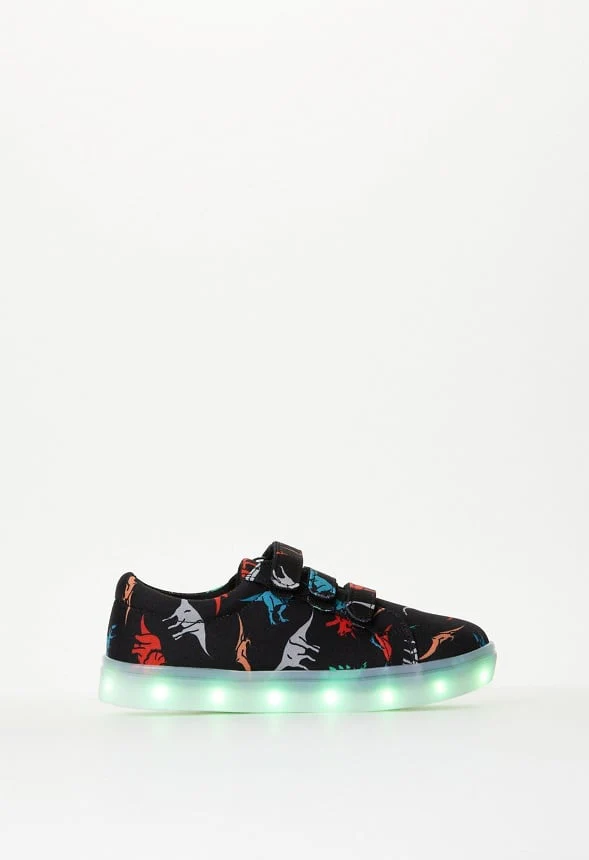 Dino Light Up Multi-Strap Sneaker - Image 3