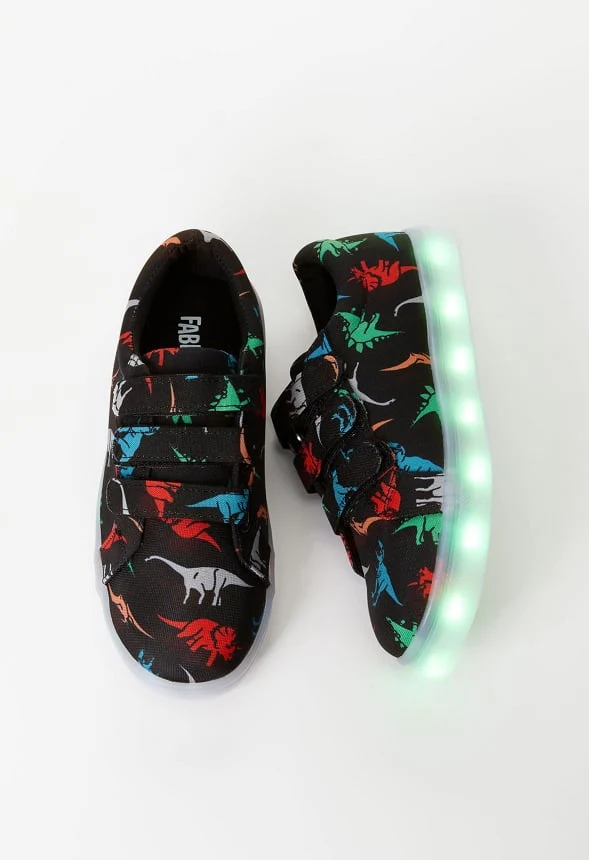 Dino Light Up Multi-Strap Sneaker - Image 5