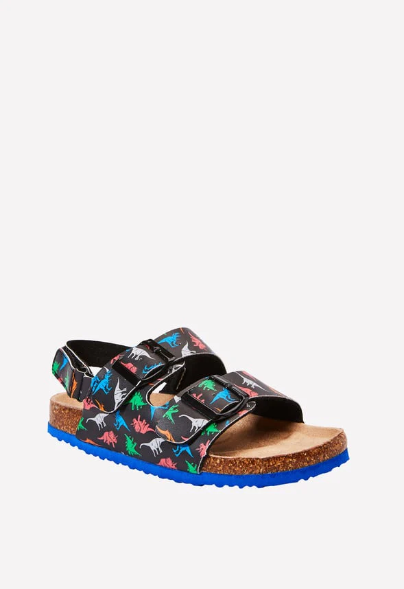Dino Print Cork Sole Sandal - Image 2