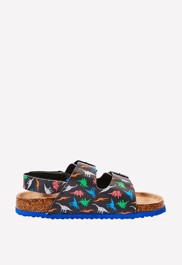 Dino Print Cork Sole Sandal - Image 3