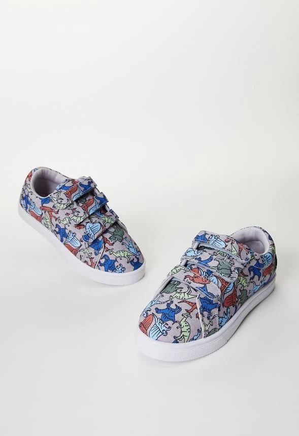 Dino Print Multi-Strap Sneaker - Image 3
