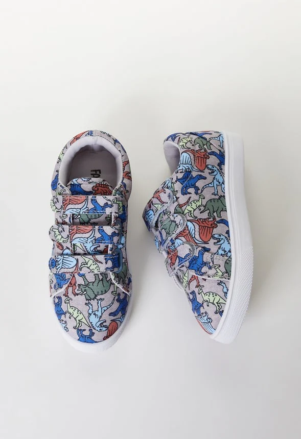 Dino Print Multi-Strap Sneaker - Image 6