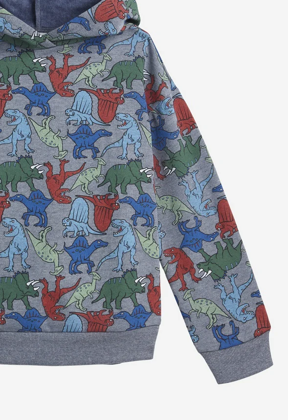 Dino Print Pullover Sweatshirt - Image 2