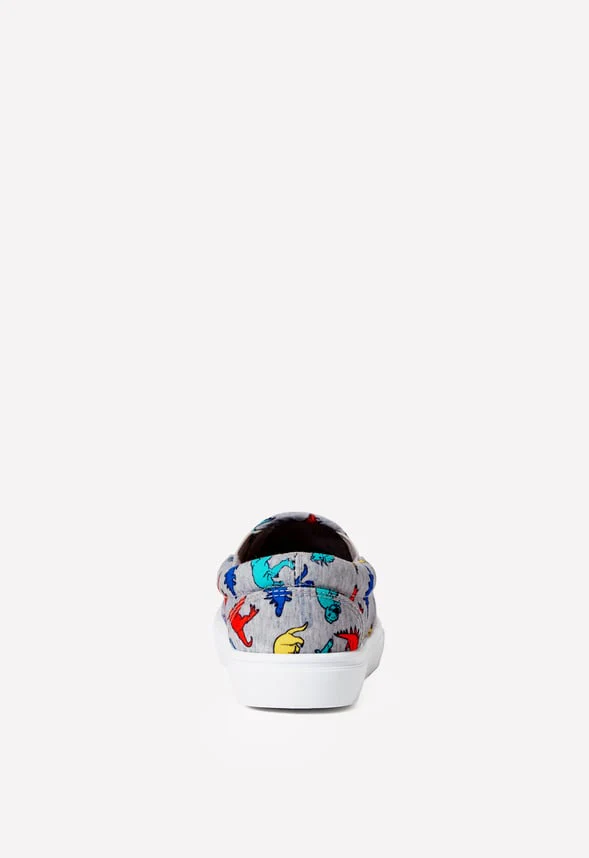 Dino Print Slip On Sneaker - Image 5