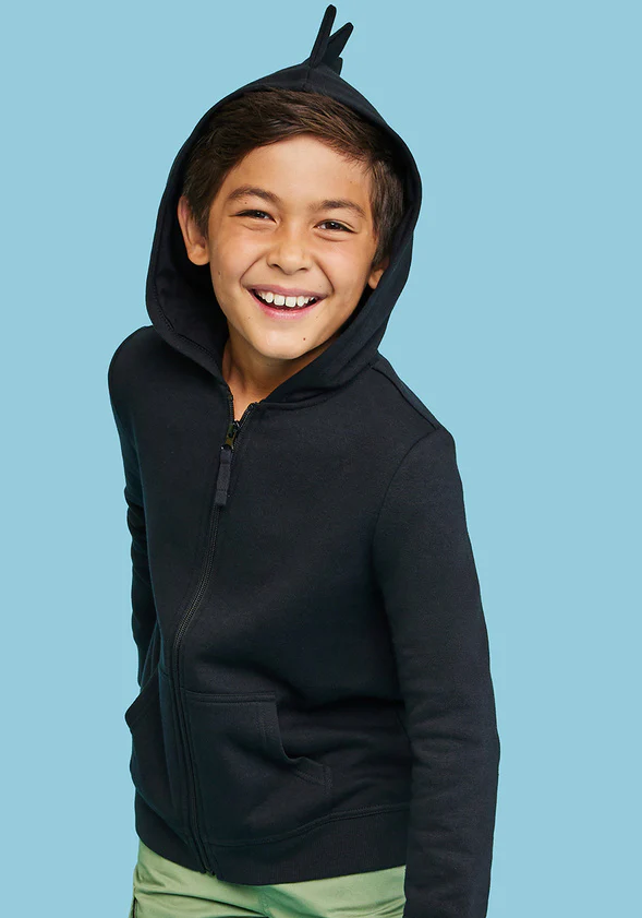 Dinosaur Zip Up Hooded Sweatshirt - Image 2