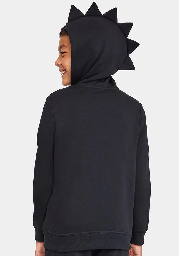 Dinosaur Zip Up Hooded Sweatshirt - Image 3