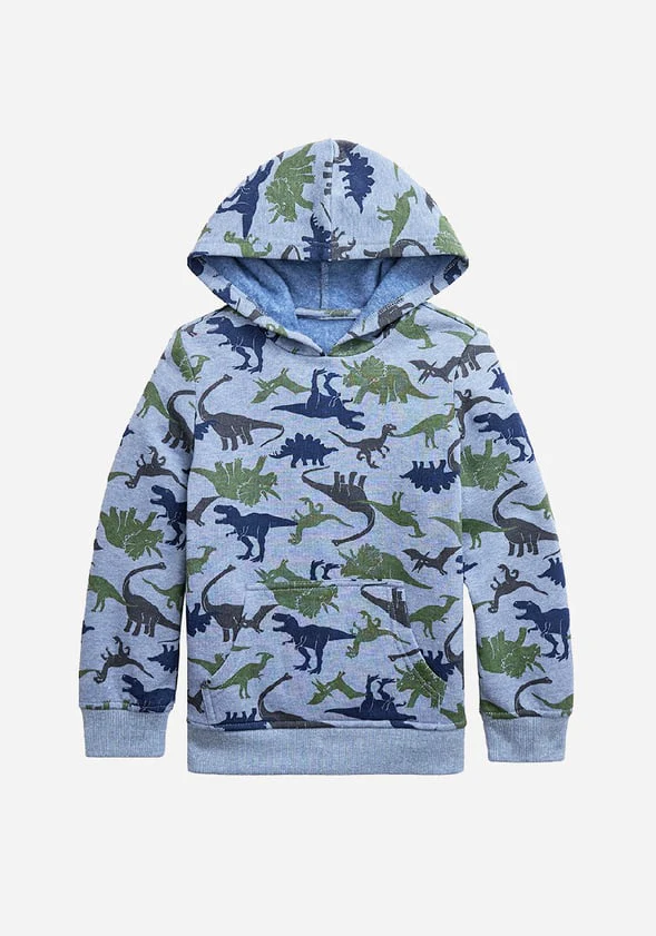 Dinosaur Pullover Hooded Sweatshirt - Image 3