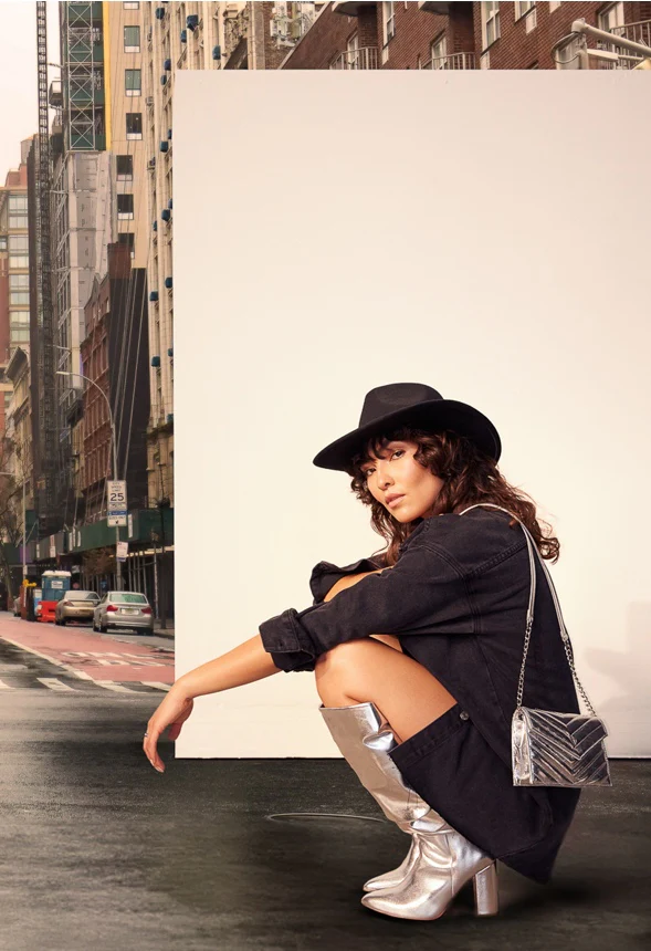 Distressed Denim Mini Shirt Dress - Image 9
