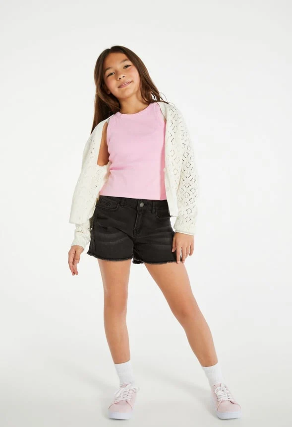 Distressed Denim Short - Image 5