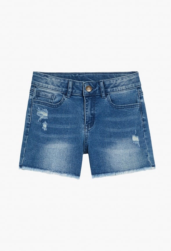 Distressed Denim Shorts - Image 4