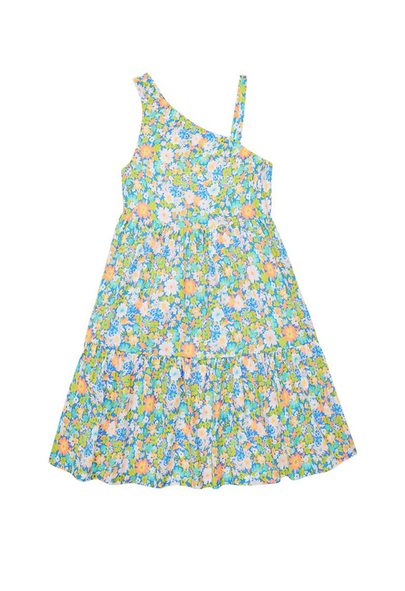 Ditsy Floral One Shoulder Dress - Image 3
