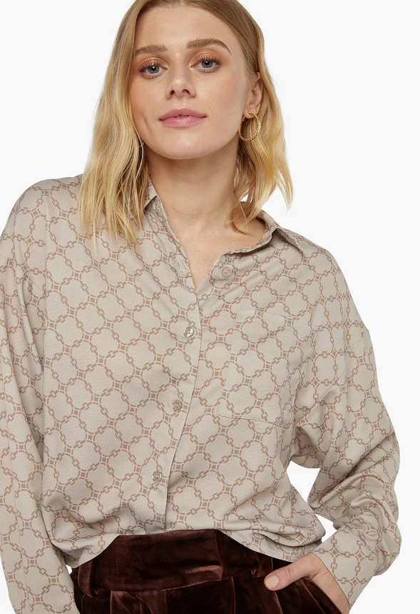 Dolman Button Down Shirt - Image 4