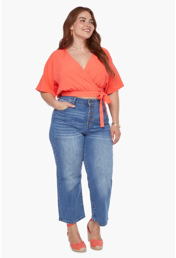 Dolman Wrap Top - Image 3