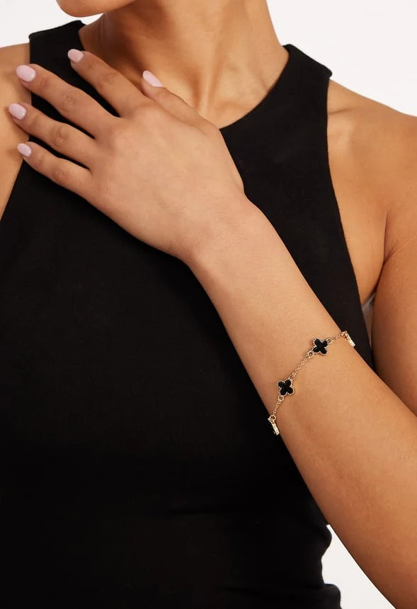Dora Enamel Clover Allway Bracelet - Image 2