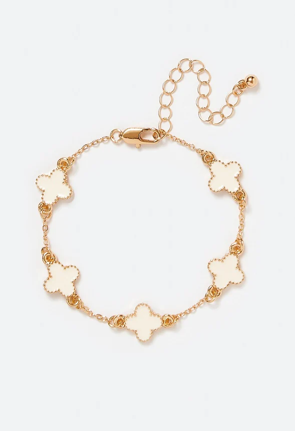 Dora Enamel Clover Allway Bracelet - Image 2