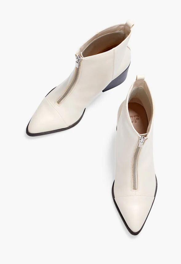 Dory Zip Detail Ankle Boot - Image 7