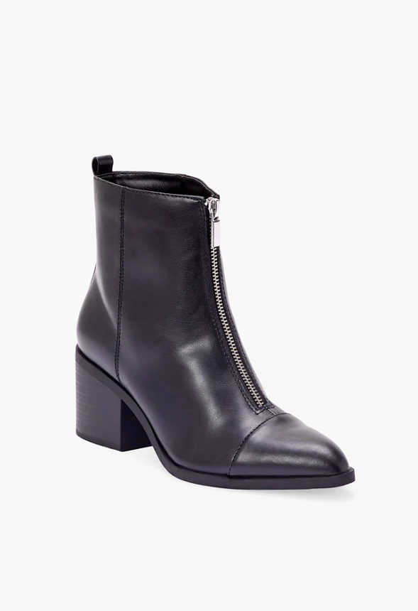 Dory Zip Detail Ankle Boot - Image 2