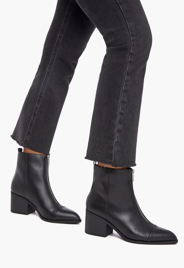 Dory Zip Detail Ankle Boot - Image 5