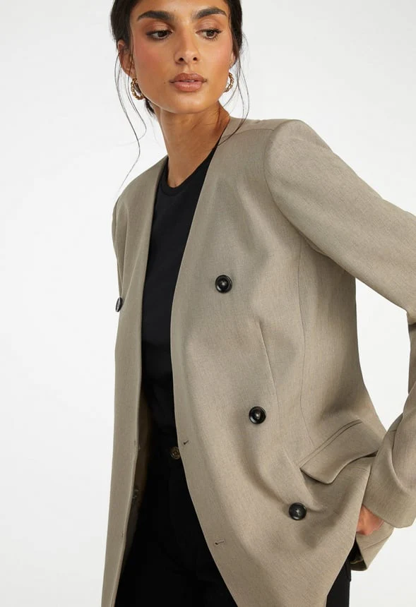 Double-Breasted Blazer - Image 3