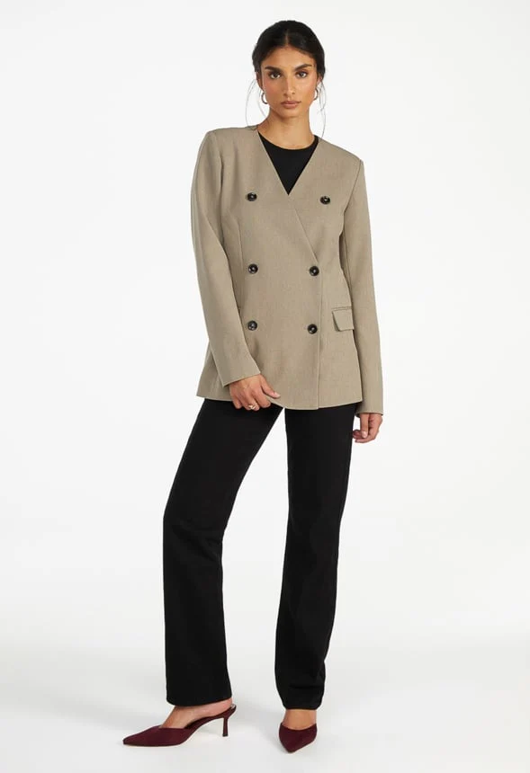 Double-Breasted Blazer - Image 4