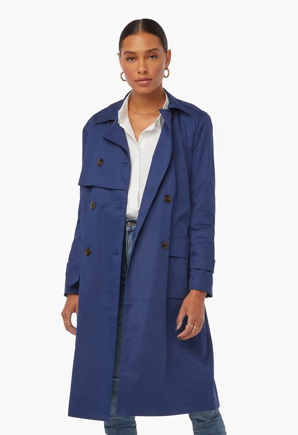 Double Breasted Trench Coat - Image 2