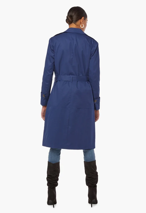 Double Breasted Trench Coat - Image 3