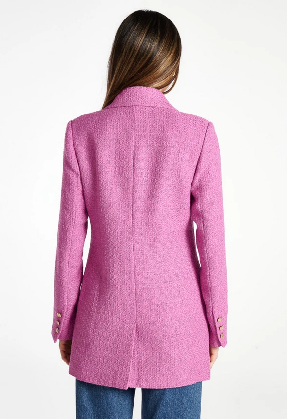 Double Breasted Tweed Blazer - Image 2