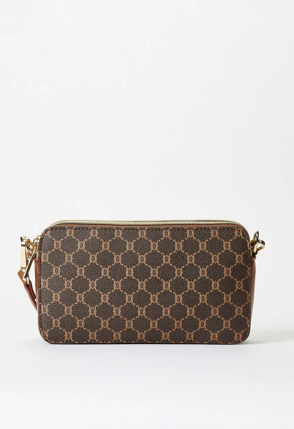 Double Pocket Zippered Crossbody - Image 3