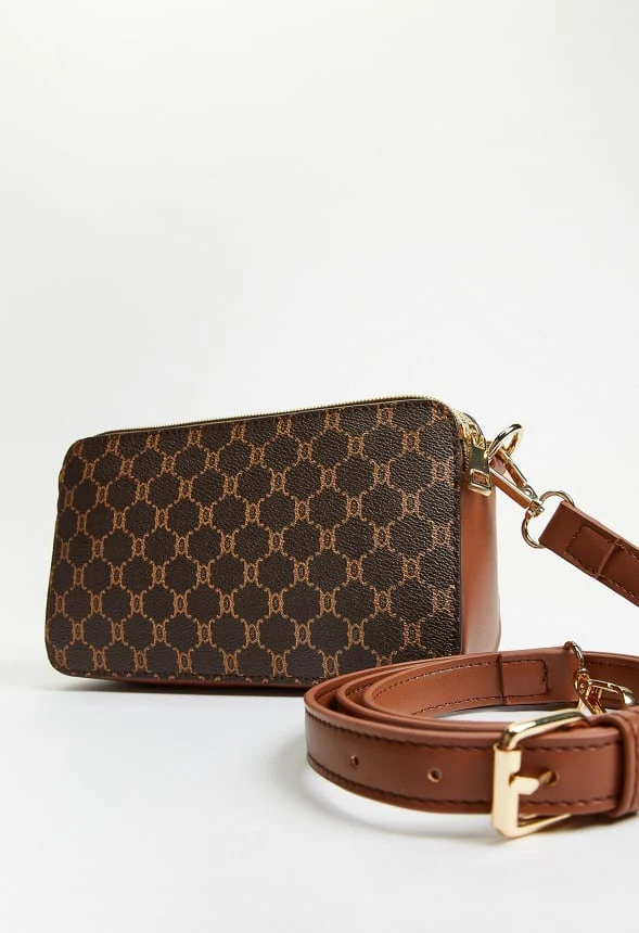 Double Pocket Zippered Crossbody - Image 4