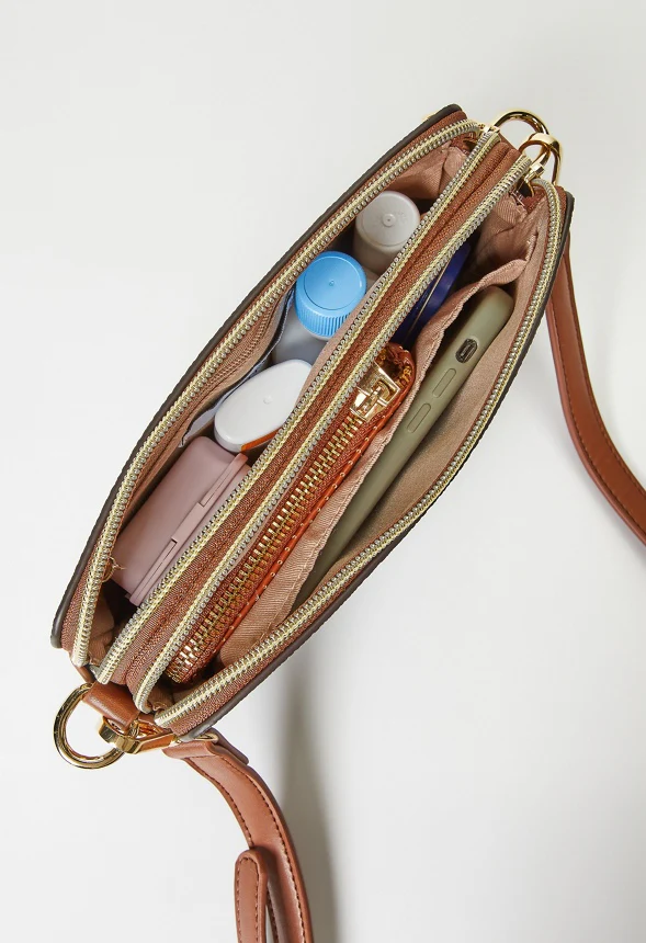 Double Pocket Zippered Crossbody - Image 5