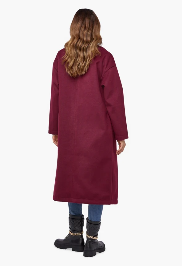 Drape Front Coat - Image 3