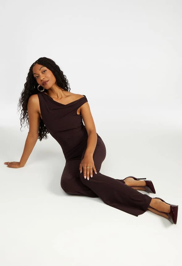 Draped Off Asymmetrical Top - Image 5