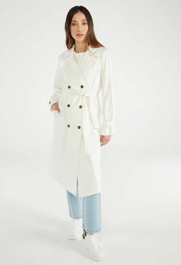 Drapey Trench Coat - Image 2