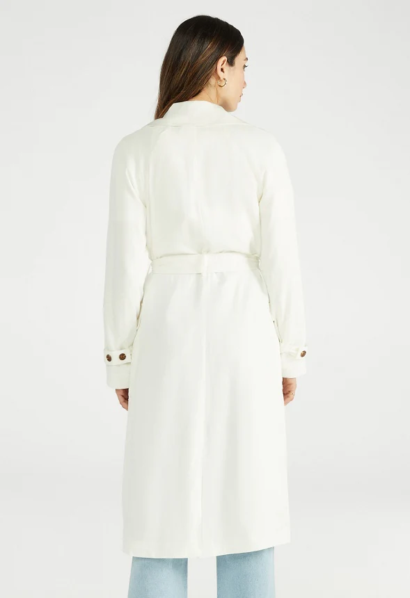 Drapey Trench Coat - Image 3