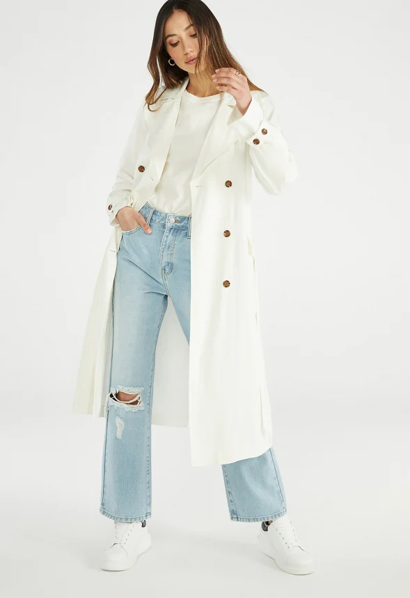 Drapey Trench Coat - Image 4