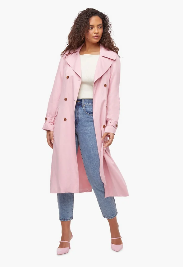 Drapey Trench Coat - Image 3