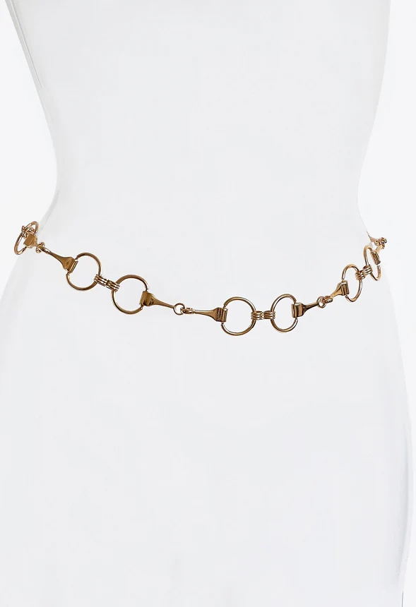 Drew Western Buckle Linked Motifs Belt - Image 3