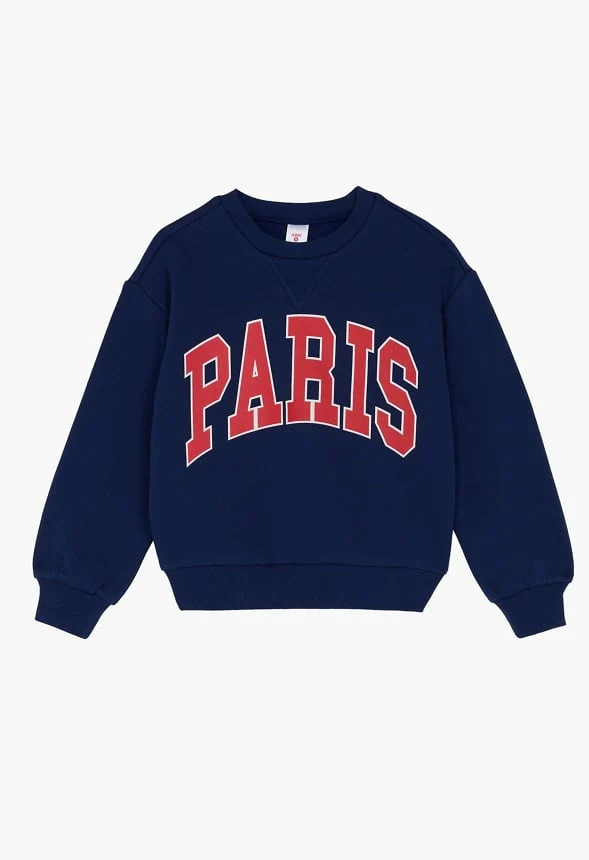 Paris Drop Shoulder Crew Sweatshirt - Image 3