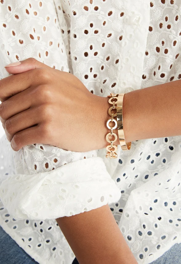 Eden Mixed Chain Bracelet Set - Image 2