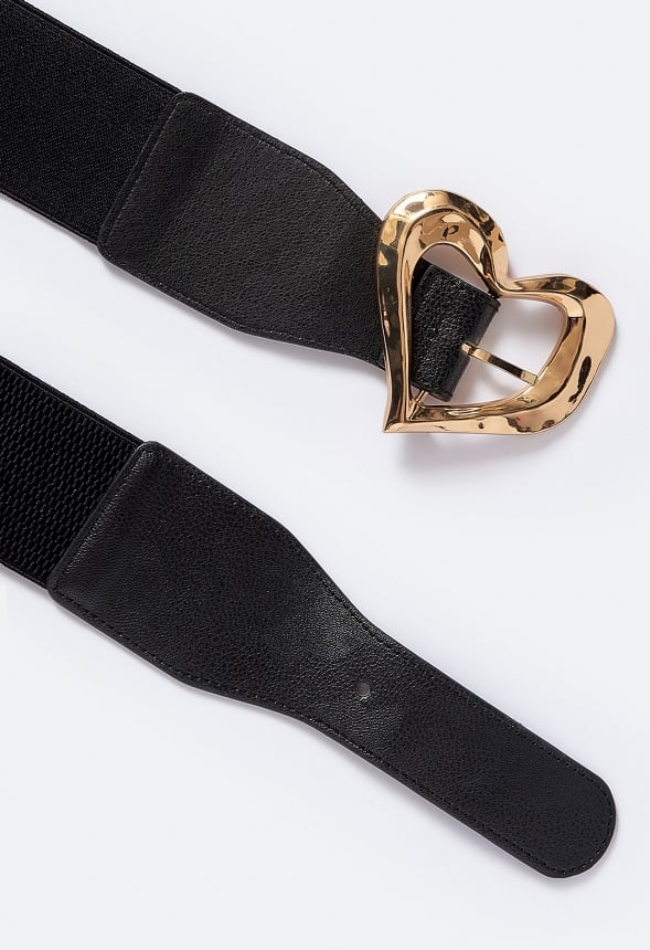 Edna Organic Heart Buckle Jeans Belt - Image 3