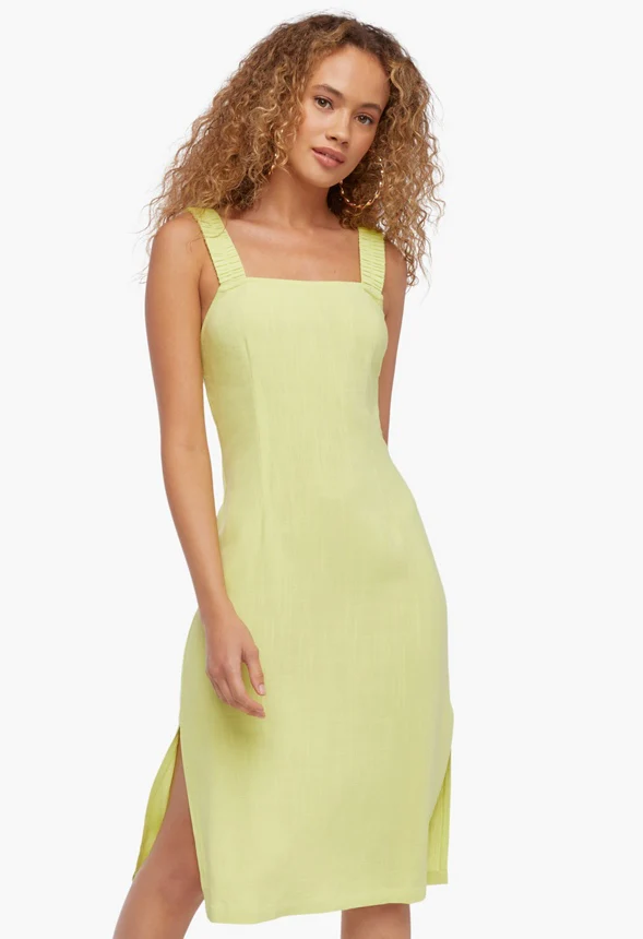 Elastic Strap Midi Dress - Image 5