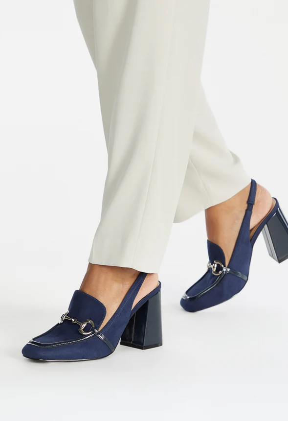 Elina Block Heeled Pump - Image 2