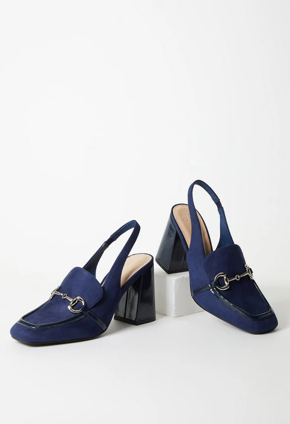 Elina Block Heeled Pump - Image 5