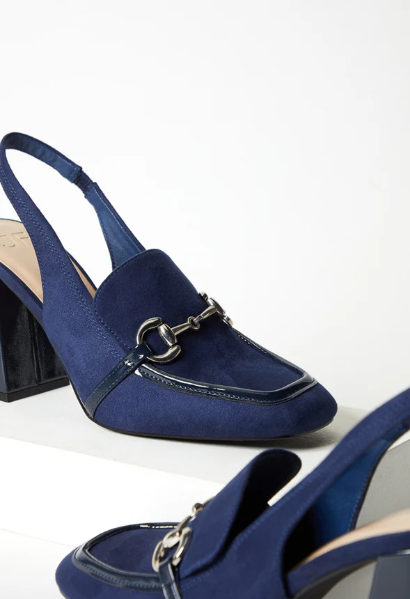 Elina Block Heeled Pump - Image 7